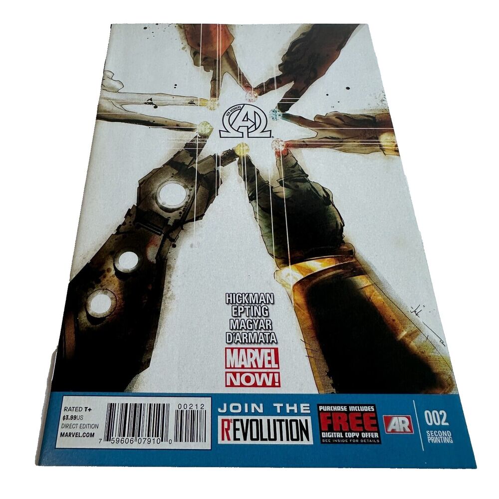 New Avengers #2 2nd Print Marvel Comics Black‎ Panther Hickman Epting